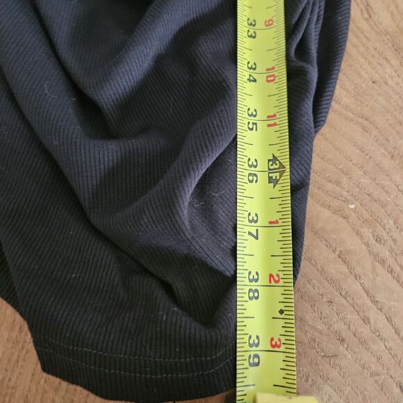 NWT Black Contour Ruched Cutout Midi Dress Women’s Size Large Stretch Bodycon - Picture 5 of 5